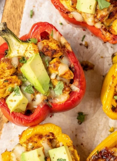 Healthy stuffed peppers recipe by Kristi Ruggles