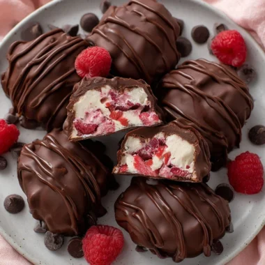 Delicious chocolate covered yogurt clusters for a tasty snack