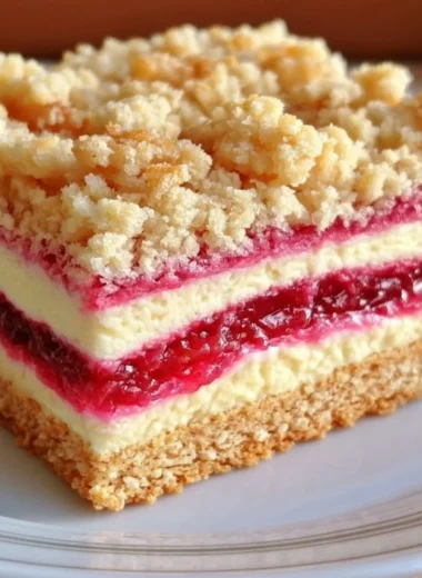 Delicious rhubarb cream cheese bars perfect for celebrations and gatherings.