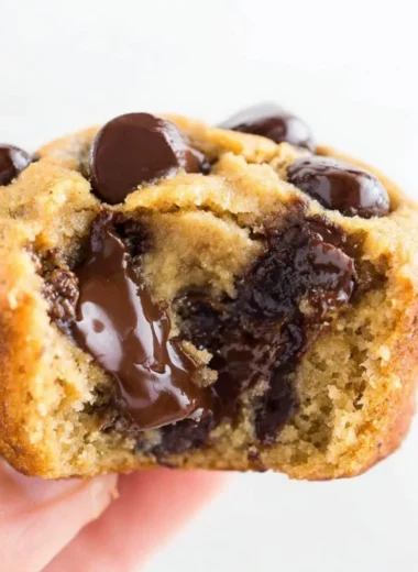 Flourless peanut butter banana muffins on a cooling rack