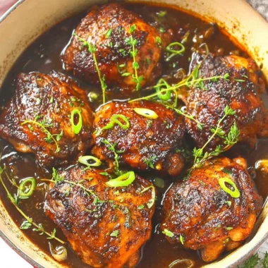 Slow-cooked jerk chicken recipe in a crockpot