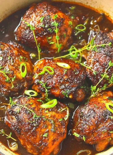 Slow-cooked jerk chicken recipe in a crockpot