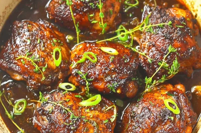 Slow-cooked jerk chicken recipe in a crockpot