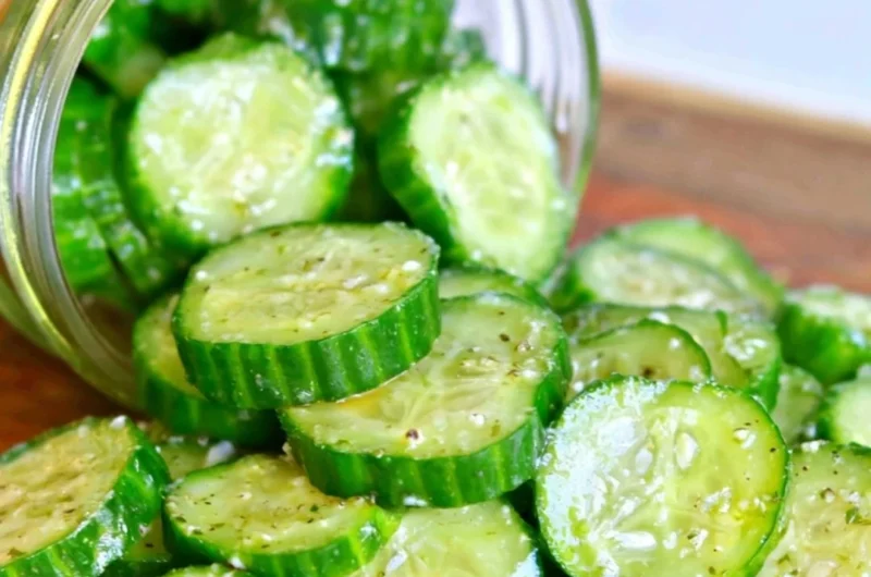 Quick and easy cucumber snack recipe with fresh ingredients