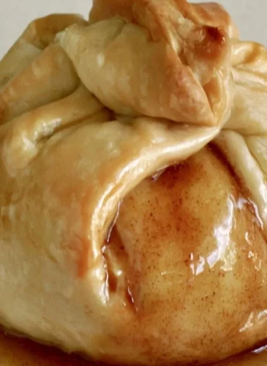 Delicious homemade Apple Dumplings ready to serve