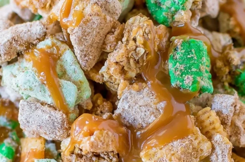 Apple Cinnamon Puppy Chow with tasty treats for dogs