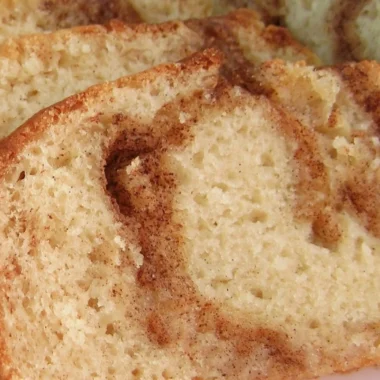 Freshly baked cinnamon swirl bread with a rich cinnamon filling